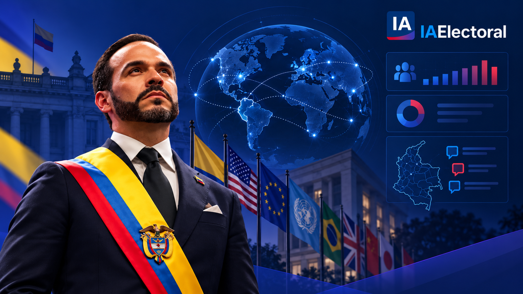 Visualización de datos sobre política exterior